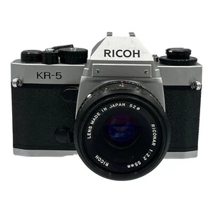 Ricoh KR5 35mm Film SLR Camera Riconar 55mm f/2.2 Japan Parts Only - Picture 1 of 17