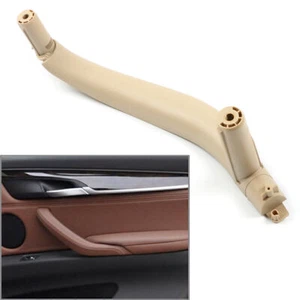 1pcs ABS Inner Interior Door Pull Handle Trim Cover For BMW X5 X6 F15 F16 Beige - Picture 1 of 4