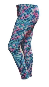 NEW 3D Mermaid GIRLS Leggings, Costume, Dance Cheerleader Play Time Gym  (4T-12) - Picture 1 of 12