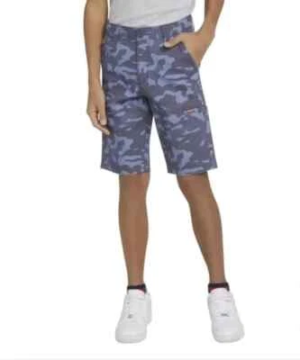 Levi's Youth Boys Size 16 Blue Camouflage Adjustable Waistband Cargo Shorts NWT - Image 1 of 4