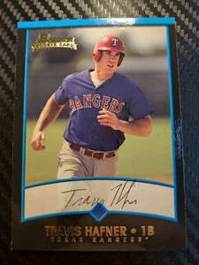 2001 Bowman #256 Travis Hafner RC Rookie Rangers Indians - Picture 1 of 4
