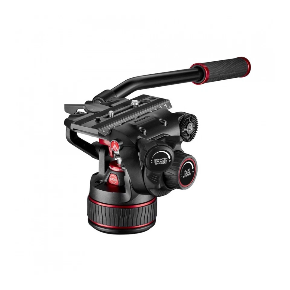 Manfrotto 608 Nitrotech Fluid Head with Continuous Counterbalance Smooth Motion - Image 1 of 4