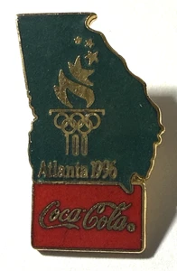 ATLANTA  1996 SUMMER OLYMPICS -- STATE OF GEORGIA -- COCA-COLA -- PIN - Picture 1 of 2