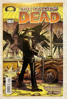 Walking Dead #1 (2003) Kirkman/Moore 1ST PRINT KEY - first Rick, Shane, Morgan - Image 1 of 4