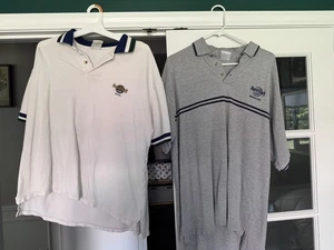 Hard Rock Cafe Polo Shirts - Seoul & Barcelona - Both XL with Embroidered Logo - Picture 1 of 8