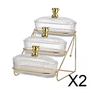 2x Trockenfrüchte Tablett, Nordisch, Stilvoll, Vielseitig Einsetzbar, - Picture 1 of 7