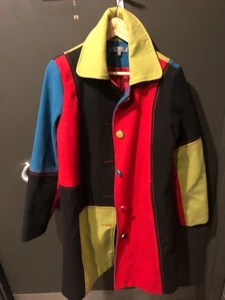 Dy Design  Graphic woman Coat Lined Art Size M - Picture 1 of 16