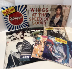 Classic Rock 10 Vinyl LP Lot Wings Bruce Springsteen The Byrds Pete Townshend - Imagen 1 de 11
