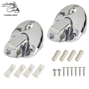 Fit For Buick 64-73 Sunvisor Support Brackets Kit W/Screws Bushing Tips 14pc - Picture 1 of 8