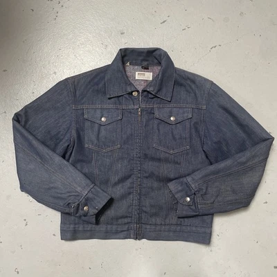 Chaqueta de Colección Montgomery Ward 101 Denim Manta Forrada Camionero Trabajo Cremallera Completa 42 Foto 1 de 4