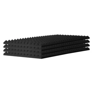 Acoustic Foam Panels 4 Pack 48 x 24 x 2 in for Studio Wall and Ceiling - Picture 1 of 12