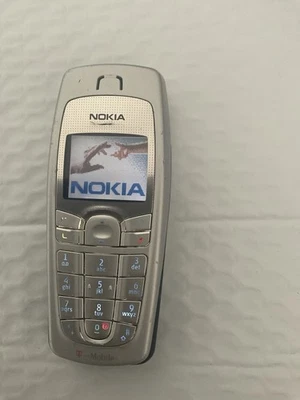 Only Nokia 6010 Mobile Phone Silver 2G GSM 850/1900 Dualband T-Mobile Cellphone - Image 1 of 4