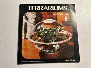 Terrariums by Christen 1973 Booklet Kits Guide Gardening Vintage - Foto 1 di 6
