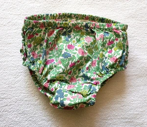 Baby Boden Windeldecke Rüschen grün Bloomer Blumen Mädchen 12-18 Monate - Bild 1 von 3