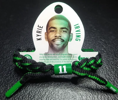 Courtside NBALAB Basketball Kyrie Irving 11 Boston Celtics Rastaclat Bracelet - Image 1 of 2