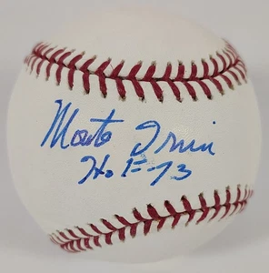 MONTE IRVIN SIGNED & INSCRIBED OML BASEBALL HALL OF FAME NEW YORK GIANTS JSA COA - Picture 1 of 3