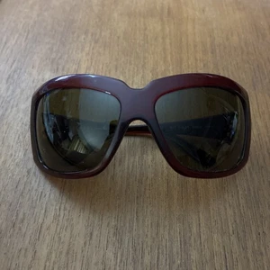 Gafas de sol BVLGARI vintage hechas en Italia 851 518/73 borgoña 64-15-115 rojo marrón - Imagen 1 de 6