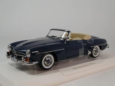 Norev Mercedes Benz 190 SL middle blue 1957 1/18 183403 - Immagine 1 di 4