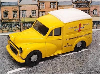 Corgi 1/43 Scale 96845 - Morris 1000 Van "Bishops Move" - Yellow/White - Image 1 of 4