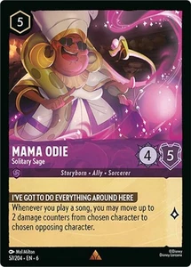 x1 Mama Odie - Solitary Sage - 57/204 - Rare Lorcana DLC06 Azurite Sea M/NM - Picture 1 of 1