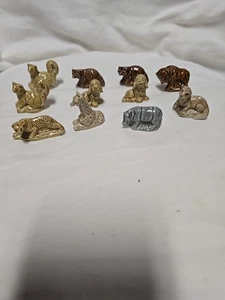 Red Rose Tea Wade Whimsies Mixed Animal Figurines Lot of 11 - Picture 1 of 15