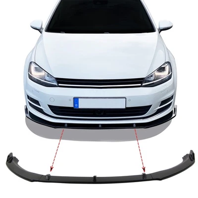 Frontspoilerlippe Spoilerlippe für VW Golf 7 2012-2019 Spoiler mit ABE - Bild 1 von 4