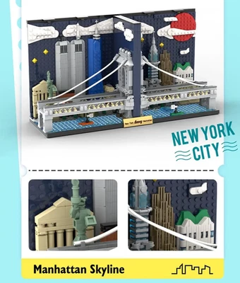 XMork / Mork 028008 Bookends - New York 1771 Teile Neu & OVP
