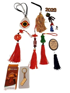  Buddha Lot Quaste Schlüsselanhänger Fächer zieht mehr große Buddha Sammlung Lot - Bild 1 von 7