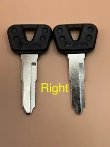 2 Keys Yamaha DT50 DT80 DT100 DT125 DT175 DT Blanks Blade Motorcycle Uncut Key - Picture 1 of 1
