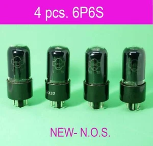 4 pcs IN LOT x NEW 6P6S (6П6С) = 6V6GT / 6AY5 / 587 vintage TUBES USSR - Picture 1 of 3