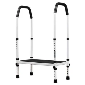 Portable Household Kitchen Garage Anti-Slip Step Stool with Safety Handrails - Picture 1 of 6
