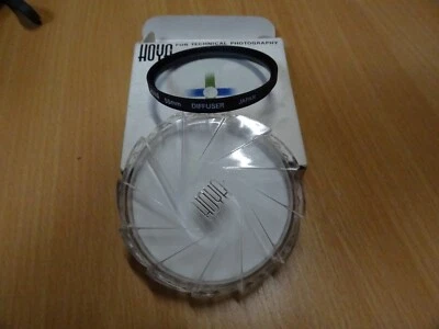 Hoya 55mm Diffuser Filter in case. Good Condition - Image 1 of 2