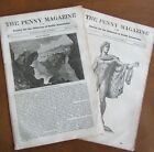 2 The Penny Magazines No. 43 & No. 45 1832 Mt Vesuvius Apollo Stirling Castle