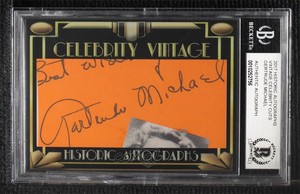 2017 Historic Celebrity Vintage Cut Gertrude Michael Auto 0k5