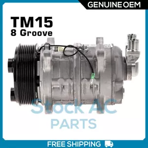 New OEM A/C Compressor TM15/16 12V - 8 groove - Picture 1 of 11
