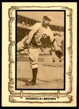 1982 CRAMER BASEBALL LEGENDS SERIES 3 #71 MORDECAI BROWN CHICAGO CUBS