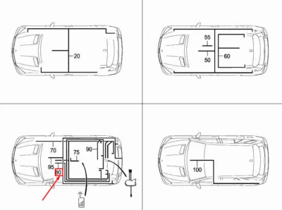НОВЫЙ MERCEDES-BENZ ML W166 GPS АНТЕННА ЖГУТ ПРОВОДОВ A1665408002 - Изображение 1 из 4