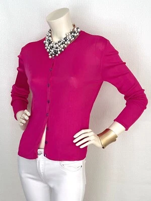 Dolce & Gabbana fuchsia viscose cardigan, Sz.IT42 - US8 Excellent condition - Image 1 of 4