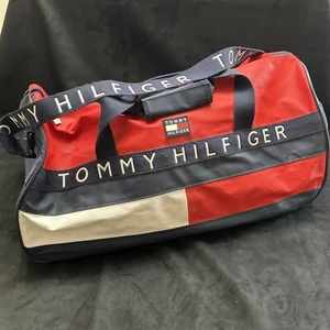 Tommy Hilfiger Duffle Bag Gym Vintage - Picture 1 of 13