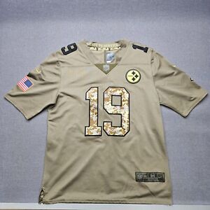 Pittsburgh Steelers Salute To Service Jersey #19 JuJu Smith-Schuster Mens Size M