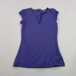 Nike Top Womens XS Sleeveless Lightweight Shirt Blue Workout Stretch - Picture 1 of 8