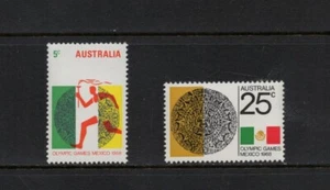 S1879 Australia 1968 Juegos Olímpicos 2v. MNH - Imagen 1 de 1