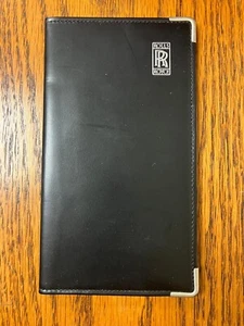 Cartera Rolls Royce de cuero genuino con libreta telefónica/direcciones de 16 páginas, Inglaterra - Imagen 1 de 7