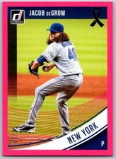 2018 Donruss Mother's Day Ribbon #146 Jacob deGrom NM-MT /25 Mets