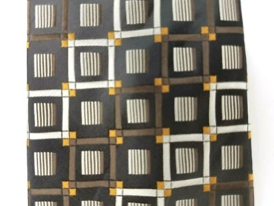 Haggar Necktie Tie Men Multicolor Geometric EUC - Image 1 of 3