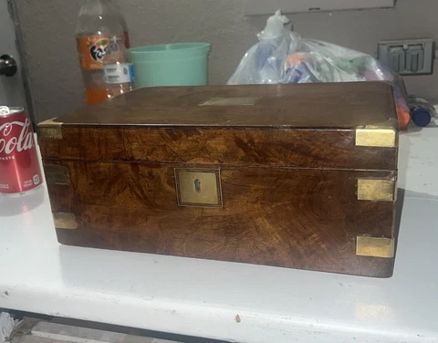 Antique Late Victorian Era WRITING SLOPE Cover