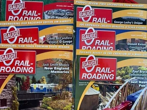 0 Gauge Railroading 2021 Jan 20- Nov 21 6 Issues - Picture 1 of 8