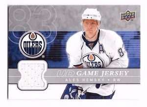 2008-09 Upper Deck Game Jerseys Ales Hemsky