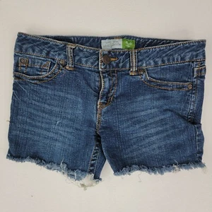 AEROPOSTALE BAYLA SKINNY Women's 7/8 Reg Denim 5 Pocket Shorts Teens Blue  - Picture 1 of 6