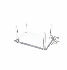 (6) Hunting Duck Decoy Fossil Geode Mineral Display Stands, 3" Four Peg Holders - Picture 1 of 2